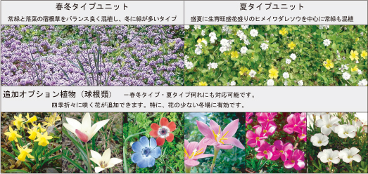 主なユニットタイプ